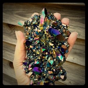 Titanium Quartz Crystal Specimen
